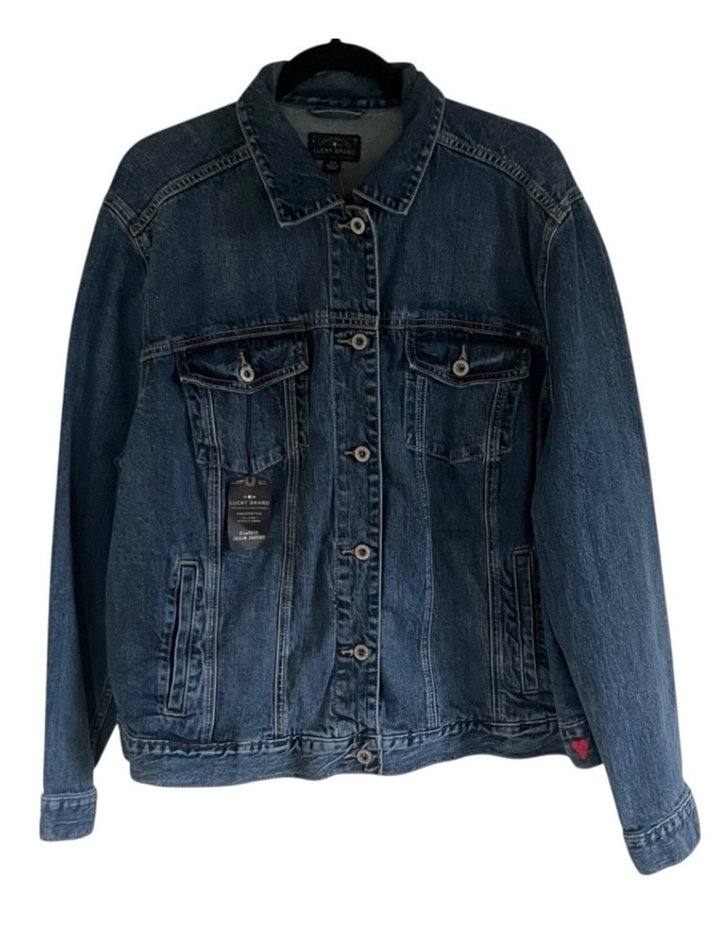 Lucky Brand Blue Classic Denim Jacket NWT 3X